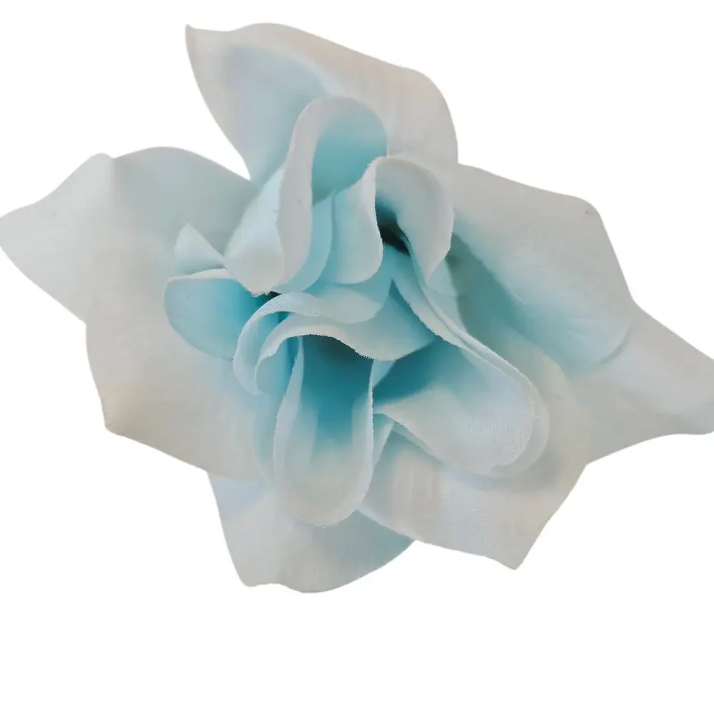 45 Baby Blue Powder Blue Artificial Silk Roses 3in Short Stem Wedding Flowers